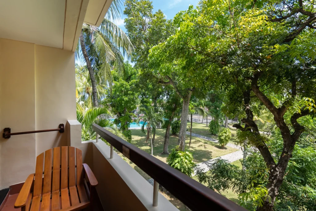 Private Balcony Deluxe Room Bintang Bali Resort Kuta Beachfront